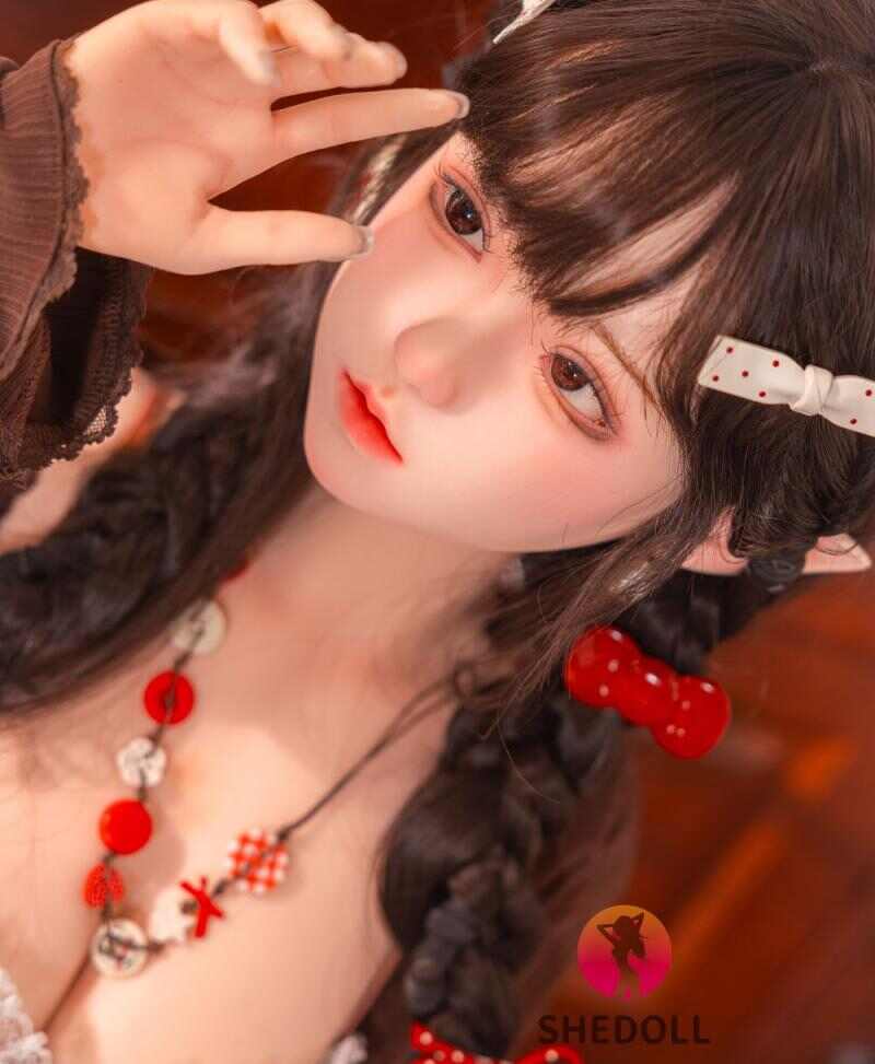 SHEDOLL 艾琳 145cm精灵书姬 · G杯蕾丝森女裙｜减重温感体+精灵耳｜异世界幻想伴侣